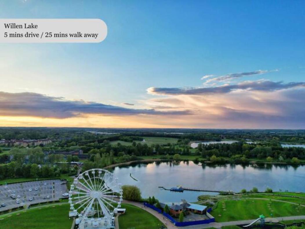 Luxury Campbell Park Apartments In Central Mk With Balcony, Free Parking & Smart Tv With Netflix By Yoko Property Milton Keynes Eksteriør bilde